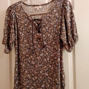 Two Maurices tie front tops